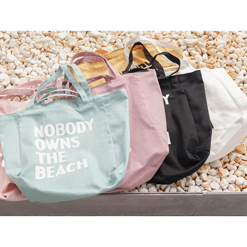 送料無料 トートバッグ キャンバス / 大きめ エコバッグ ホワイト