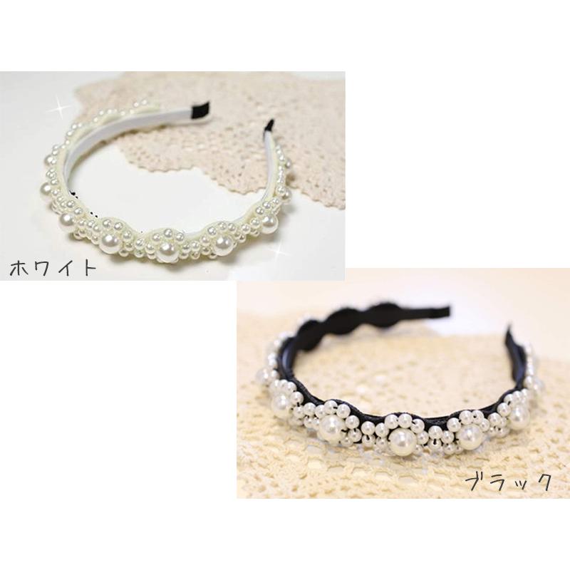 送料無料 キッズ パール カチューシャ / ヘアアクセサリー ティアラ 女の子 ガール シック 入学式 卒園式 髪飾り おしゃれ キュート かわいい ヘッドドレス フェ |  | 03