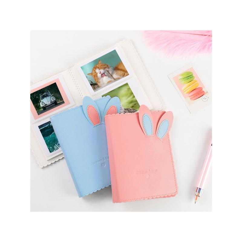 チェキ アルバム かわいい うさぎ / instax mini チェキ用アルバム