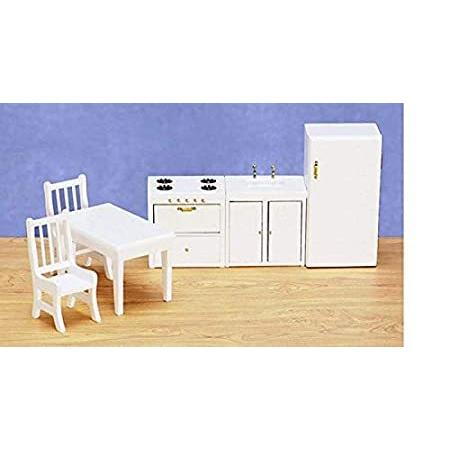 Dollhouse Miniature 6-Pc. Traditional Kitchen Set