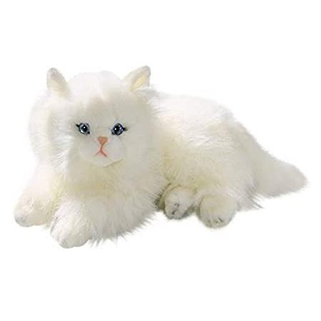 輝い Carl Dick 猫、ペルシャ白、12インチ、30 cm、ぬいぐるみ