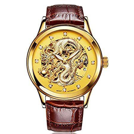 50 Off Bos メンズ ドラゴンコレクション ラグジュアリー自動機械ブレスレット防水ゴールドの時計をダイヤル彫刻 公式の Collezionec2ph Com