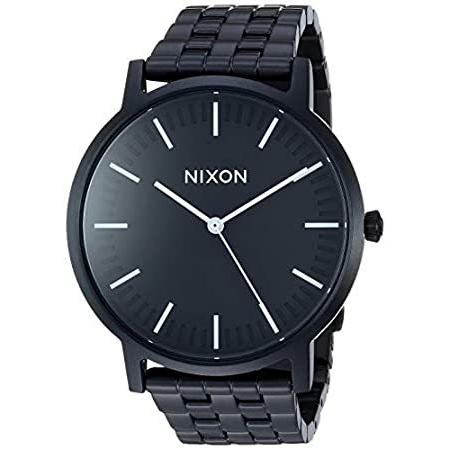 NIXON Porter ユニセックス One Size All Black/Whiteメンズ腕時計