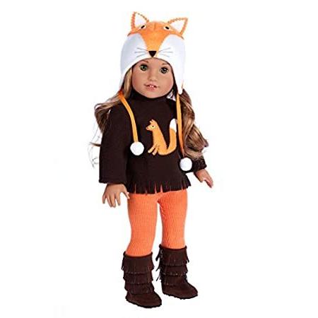 Foxy - 4 Piece Outfit - Hat, Blouse, Leggings and Boots.� 18 inch doll clot