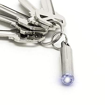 KeySmart ナノトーチ | ステンレススチール キーチェーン 懐中電灯