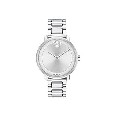 うのにもお得な情報満載 Bracelet Steel 33mm Bold Women S Movado 日本で入手不可 困難な商品をラインナップ みんなが笑顔に Case Dia Silver Tone Quartz Swiss 腕時計 アクセサリー Smssvg Org