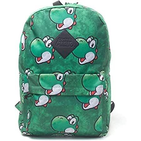 大流行中 Nintendo Super Mario Bros Yoshi Face Sublimation Print Backpack Green Bp3 高知インター店 Blog Lonolife Com
