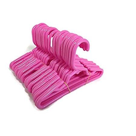 24 ピンクハンガー (2ダース) 14インチ American Girl Wellie Wisher人形用