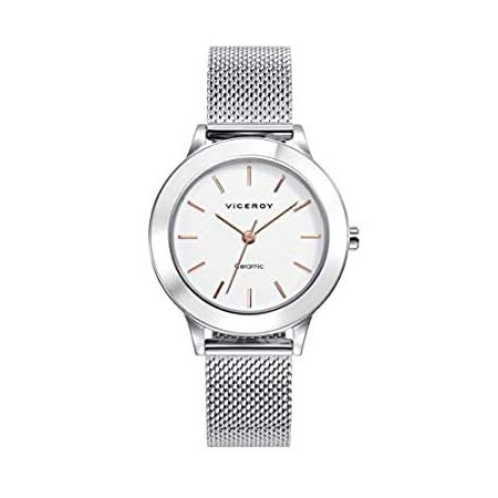 Viceroy 腕時計 471182-07 セラミック レディース ホワイト スチール