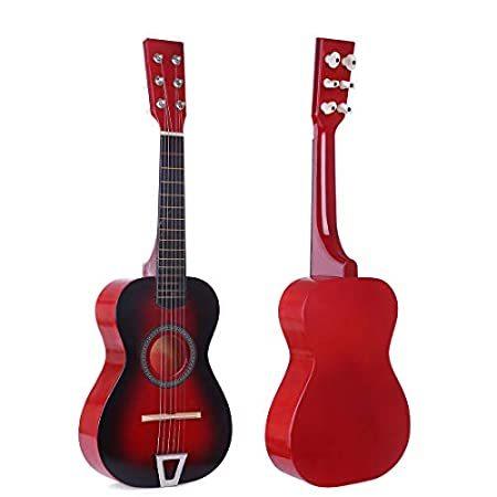 開店祝い Fenglintech キッズ ギター 23インチ 6弦 子供 木製 アコースティック ギター 楽器 おもちゃ 子供用 初心者用 最安 Dogs Lk