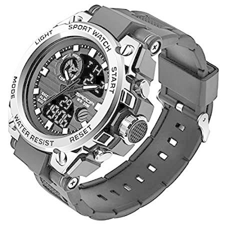 超安い品質 メンズ ミリタリーウォッチ 腕時 アナログ デジタル 防水 ストップウォッチ LED 腕時計 アーミー タクティカル 電子腕時計 スポーツ アウトドア 腕時計
