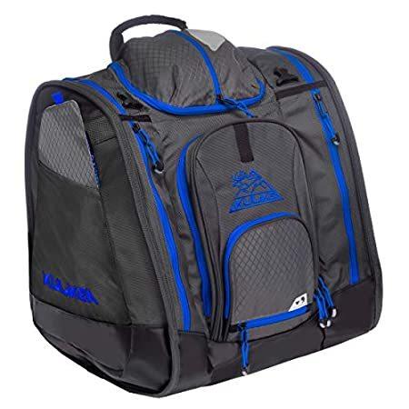 KULKEA ブーツトレッカー - スキーブーツバックパック (グレー/ブラック/ブルー)