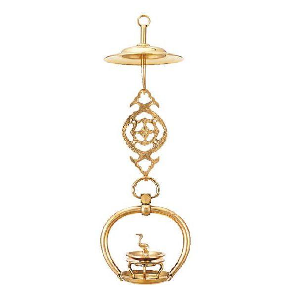 輪灯（りんとう）　東用（一対）　高さ４０×幅１４．４×奥行１２．９ｃｍ　吊金具（厚手）付き(bg-86-2-4)