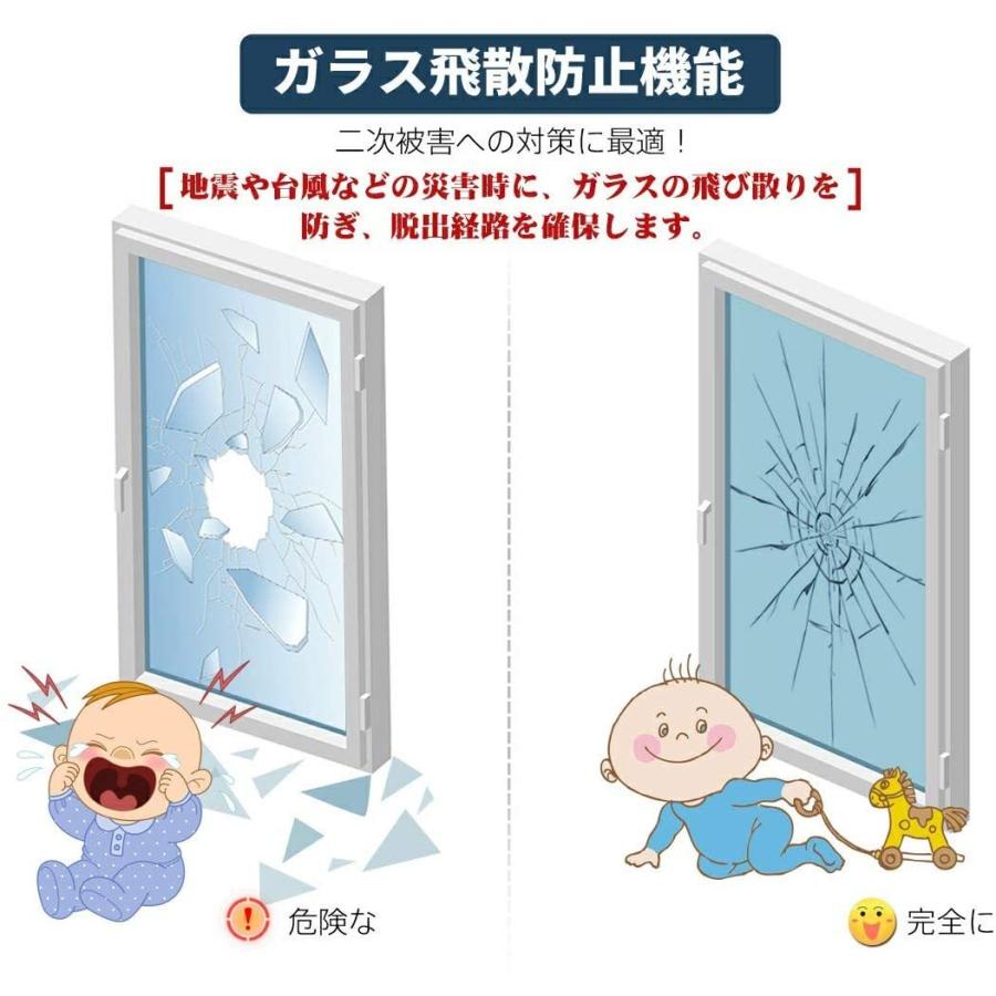 ガラスフィルム 窓 フィルム 水で貼れる 台風対策 目隠し Uvカット ガラス飛散防止 プライバシー対策 紫外線カット 流行 日除け 断熱 日差し 省エネ