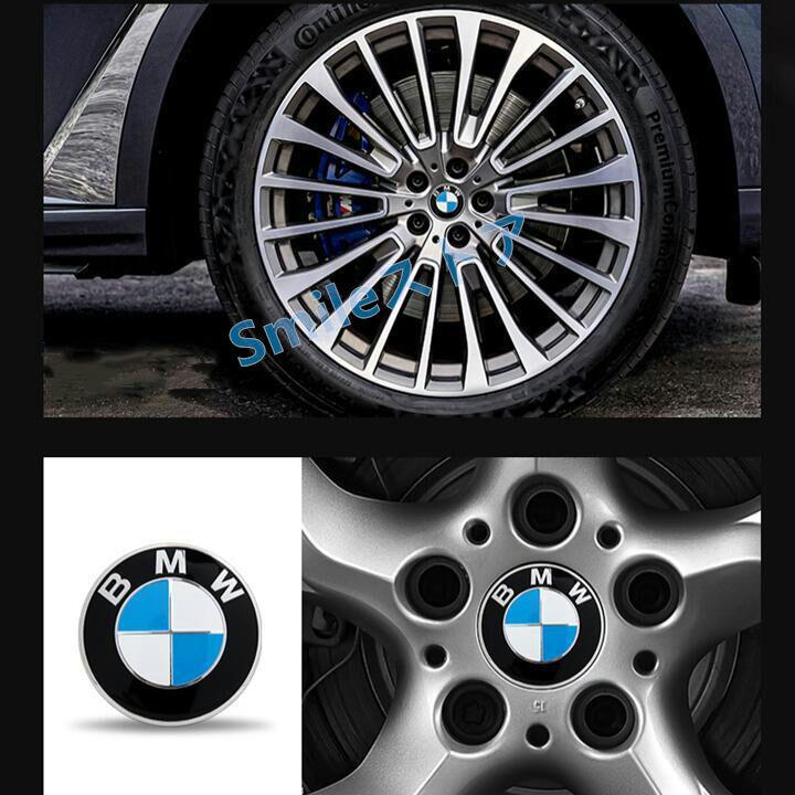 高品質 BMW ホイールセンターキャップ ホイールカバー ドレスアップ メッキ ハブキャップ 外径 56mm 68mm 4個｜smile-storereiwa5｜02