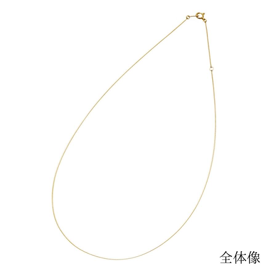 ネックレス チェーン 18金 ベネチアン メンズ レディース 40cm K18 18K