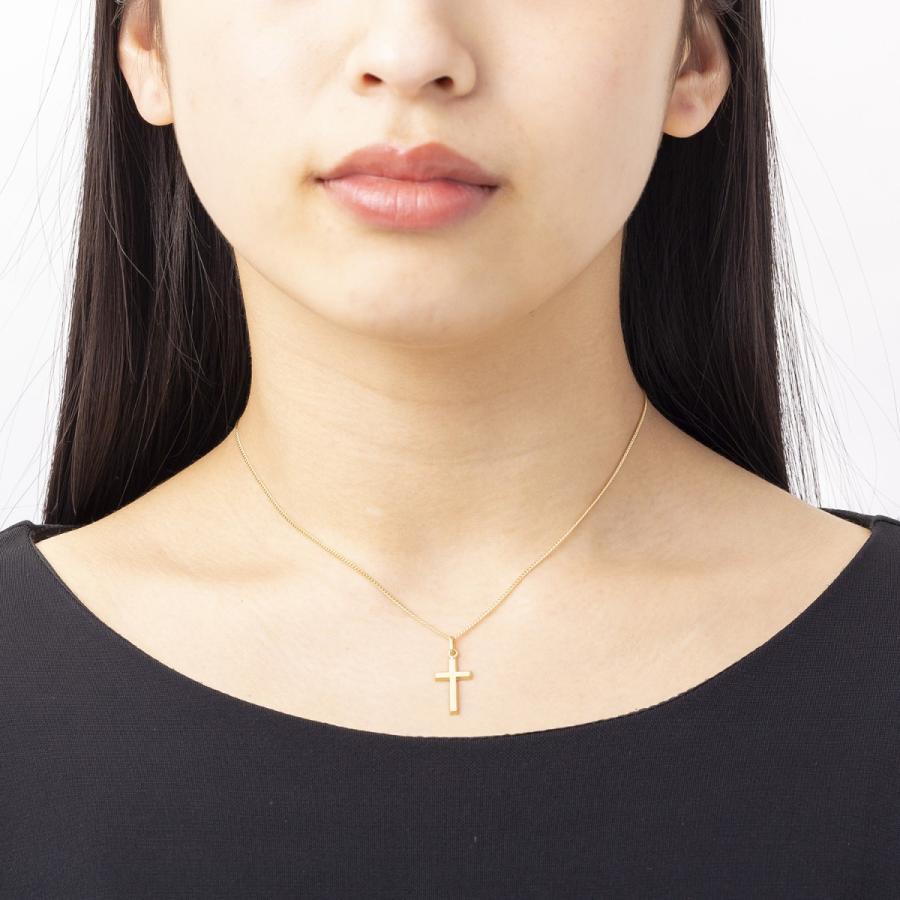 18金 ネックレス ペンダント クロス メンズ レディース 十字架 K18 18K