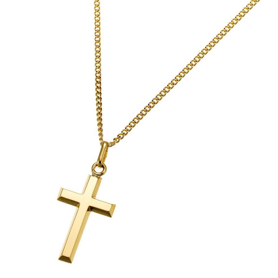 18金 ネックレス ペンダント クロス メンズ レディース 十字架 K18 18K