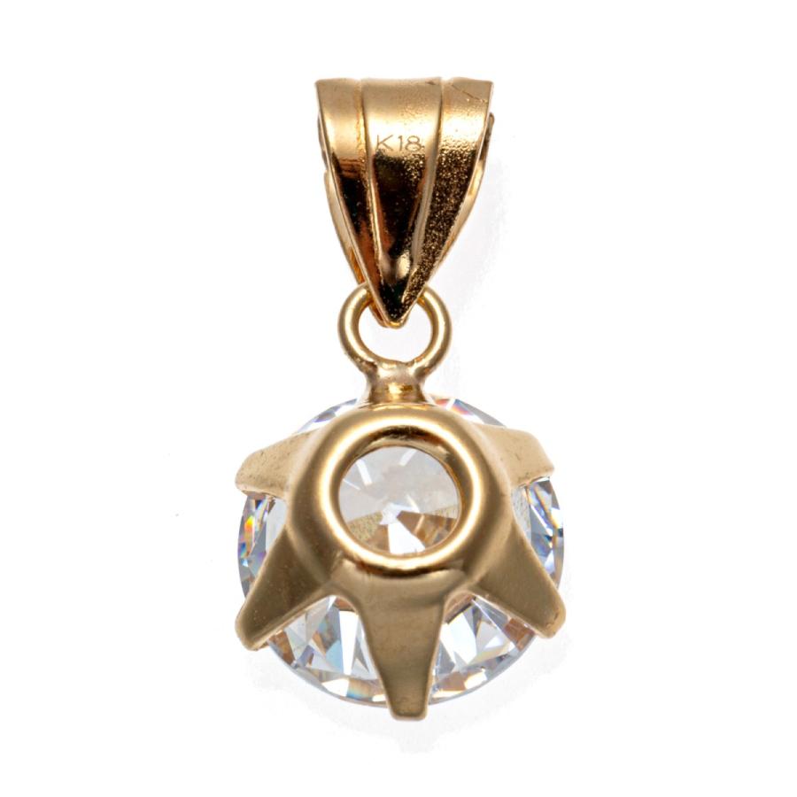 ゴールド18￼ K金，天然ルビーペンダント　刻みあり ルビーデザインネックレス18K 18金 ゴールド