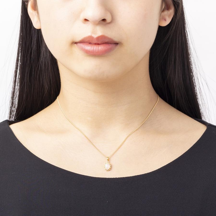 18金 ネックレス ペンダント トップ レディース オパール 天然石 18金 ネックレス ペンダント トップ レディース オパール 天然石