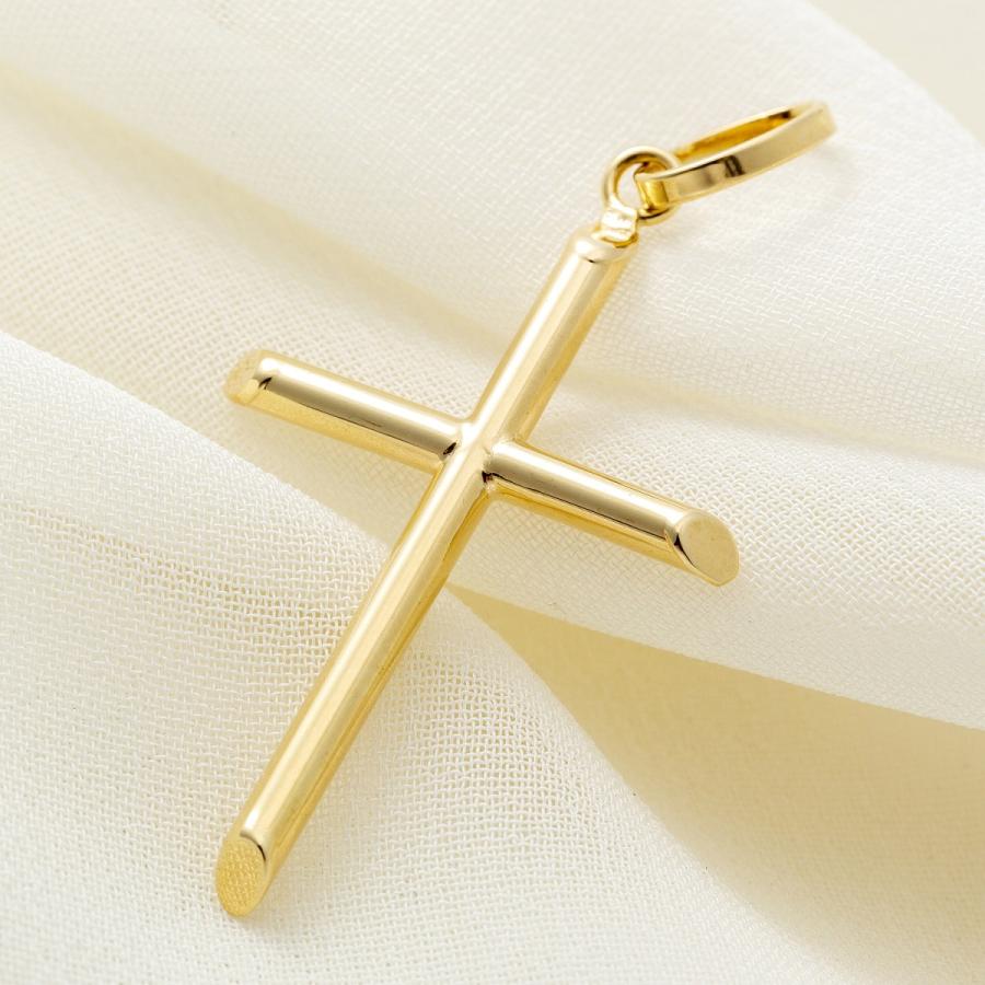 18金 ネックレス ペンダント クロス メンズ レディース 十字架 K18 18K  