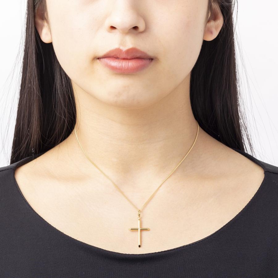 18金 ネックレス ペンダント クロス メンズ レディース 十字架 K18 18K 