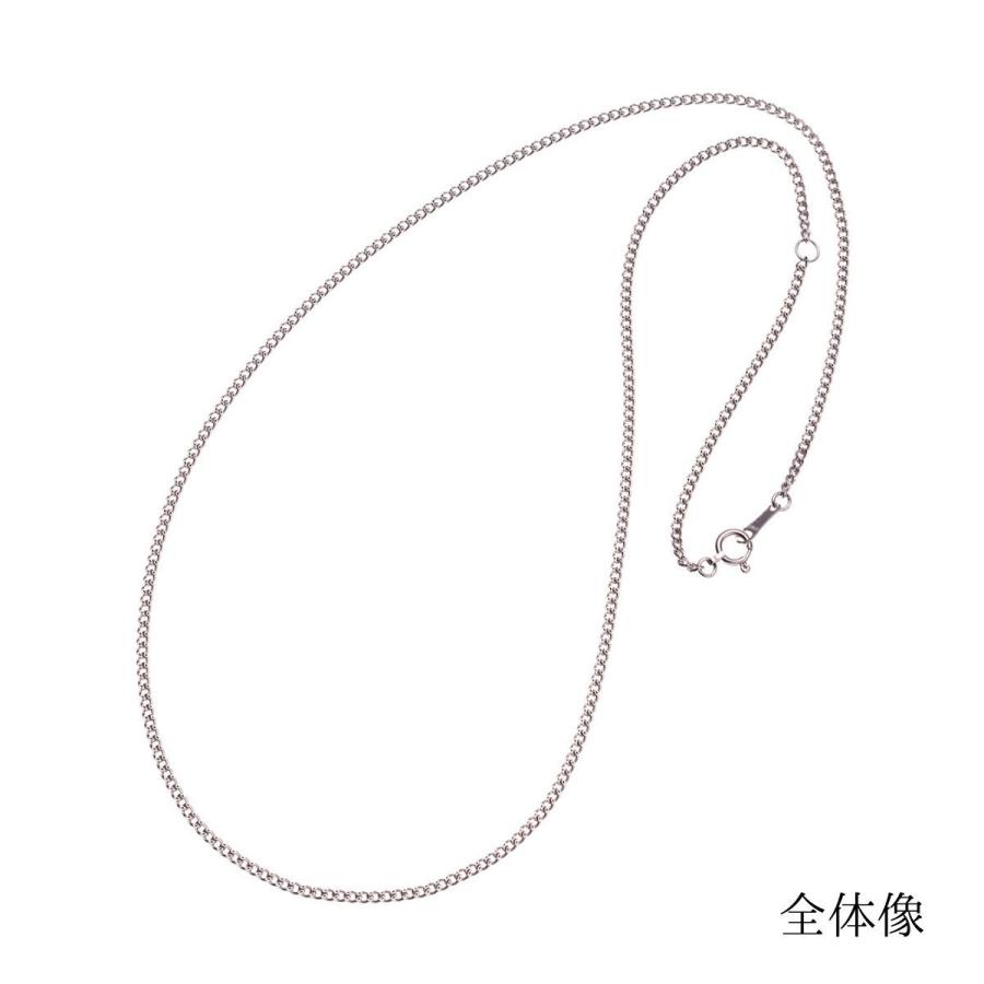 ネックレス チェーン 18金 喜平 メンズ レディース 45cm 1,65mm 1,8g K18WG 18KWG ホワイトゴールド 日本製 送料無料 プレゼント 誕生日の画像