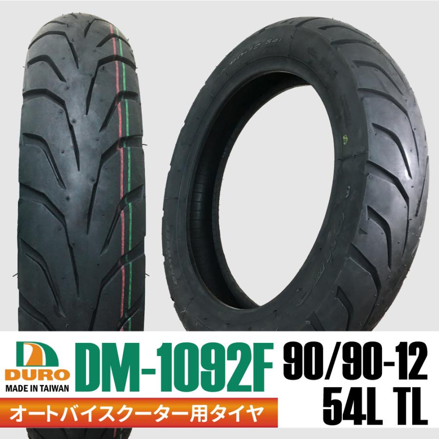 DURO（デューロ） バイク タイヤ 90/90-12 54L DM1092F TL