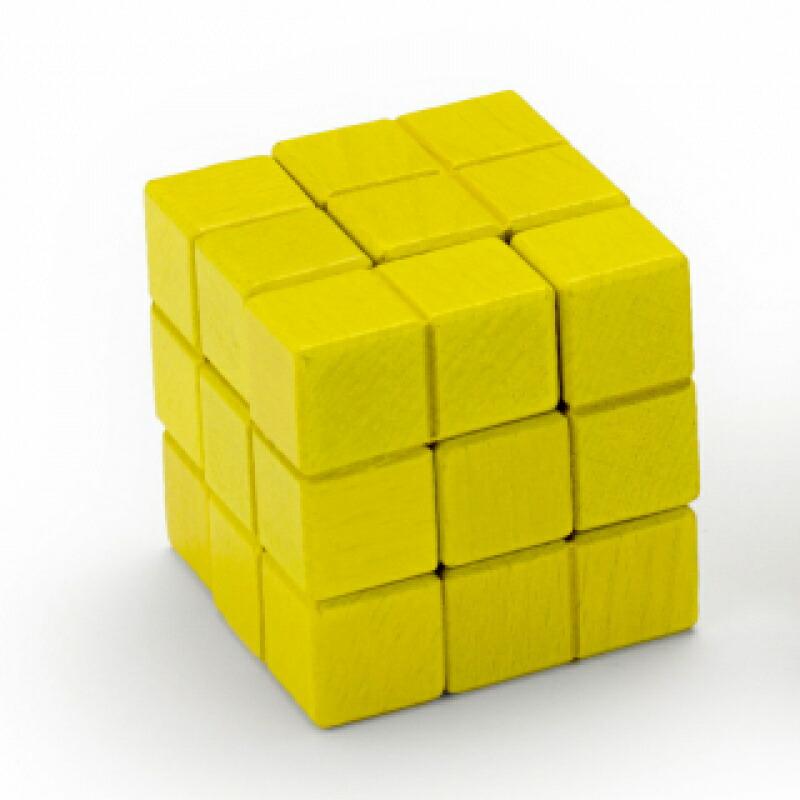 木のおもちゃ おもちゃ ブロック ひらめきキューブ 立体パズル 木製