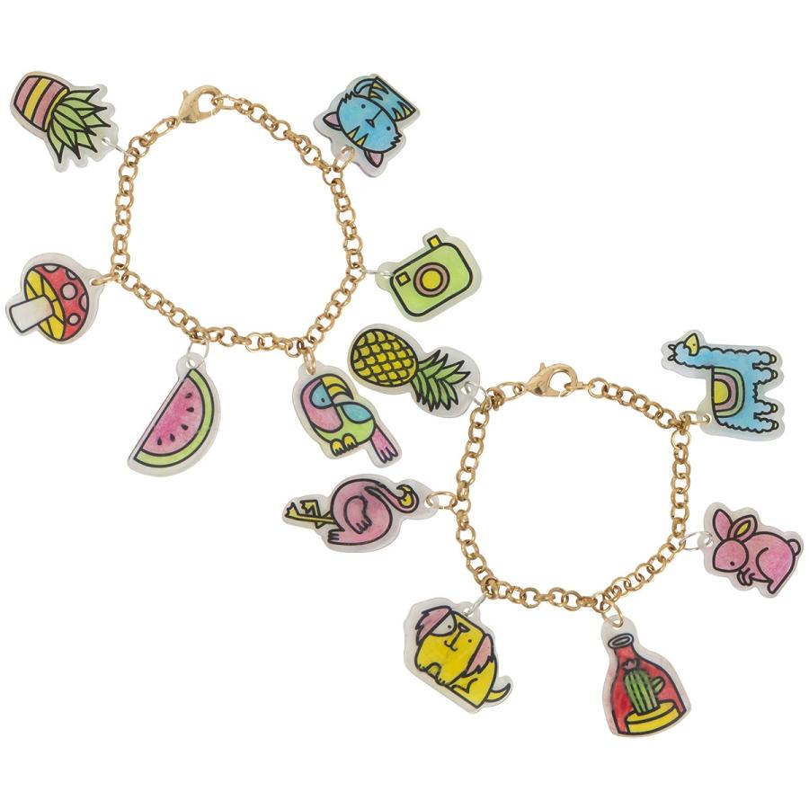 プラ板遊び チャームブレスレット イラスト プラバン 塗り絵セット ペンダント キーホルダー 男の子 女の子 みんなで 楽しい プレゼント オリジナル トライブ Tri0012 雑貨おもちゃのスマスマ 通販 Yahoo ショッピング