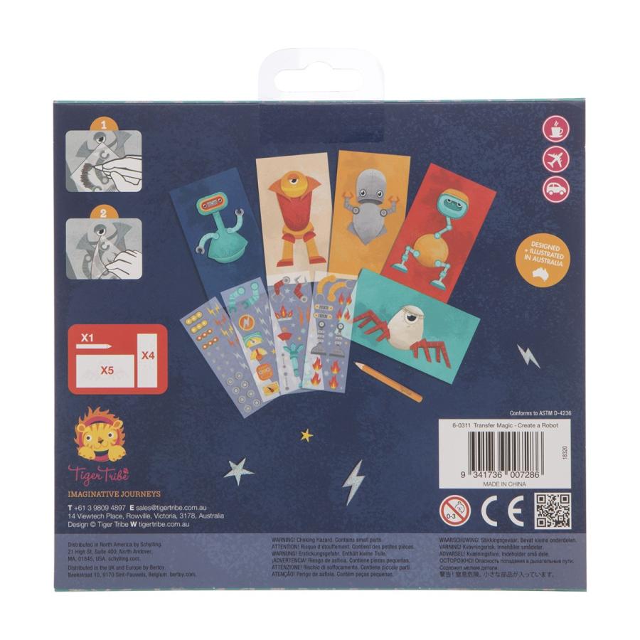 転写シールあそび クリエイト ロボット 転写シート イラスト オリジナル 素敵 おしゃれ かわいい 男の子 女の子 みんなで 楽しい ４種類 トライブ クリスマスプ Tri0015 雑貨おもちゃのスマスマ 通販 Yahoo ショッピング