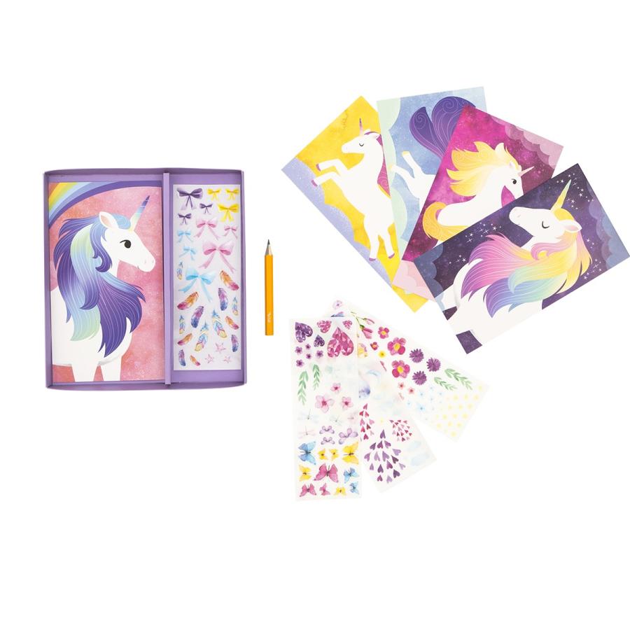 転写シールあそび ユニコーン 転写シート イラスト オリジナル 素敵 おしゃれ かわいい 男の子 女の子 みんなで 楽しい ４種類 トライブ クリスマスプレゼント Tri0016 雑貨おもちゃのスマスマ 通販 Yahoo ショッピング