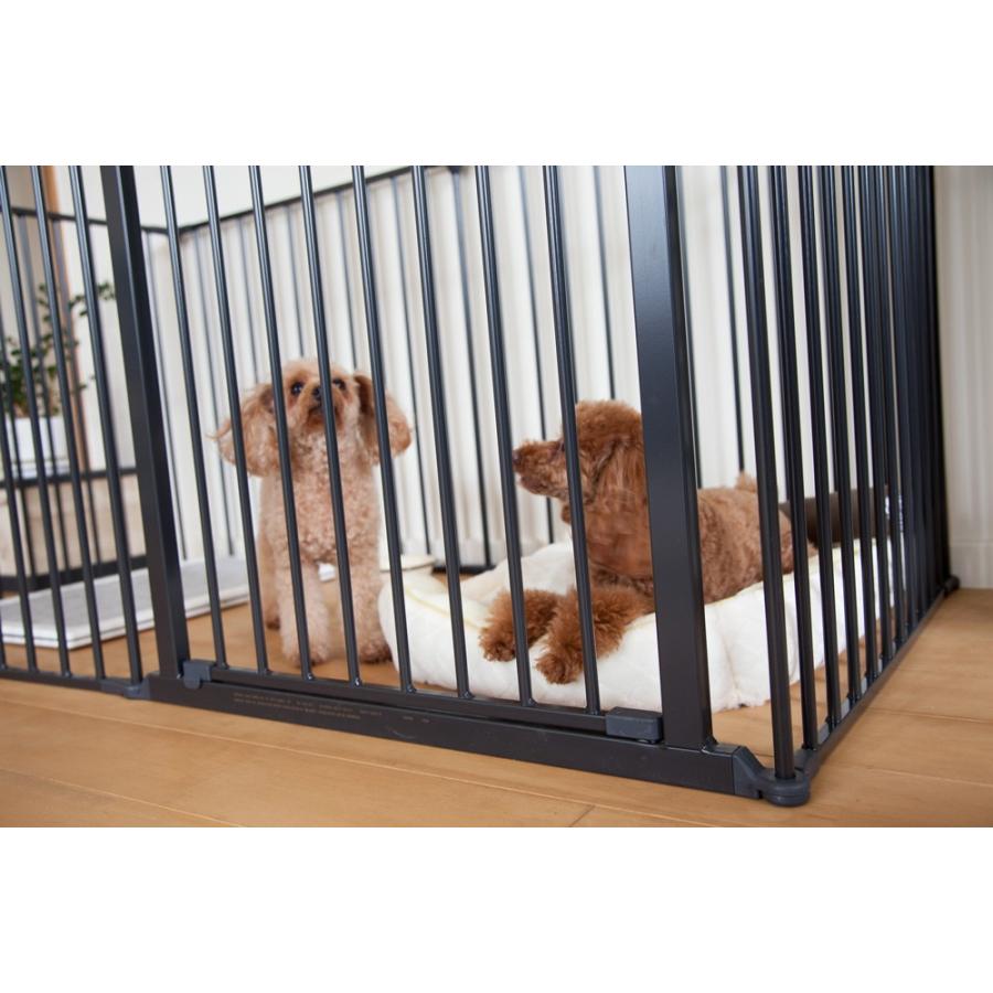 送料無料 スカンジナビアンペット ケージ Xxl 6枚セット ブラック 代引不可 スチール製 ファイヤーサイド 北欧 おしゃれ ドッグ サークル おとどけスマイルワン 通販 Yahoo ショッピング