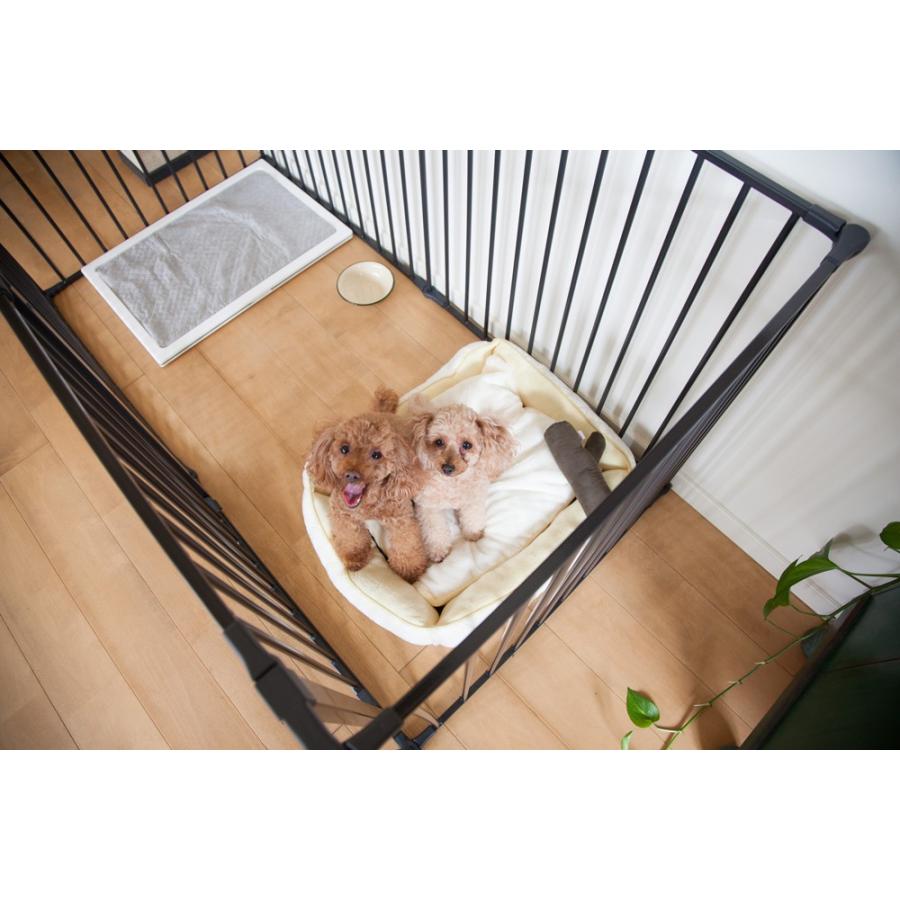 送料無料 スカンジナビアンペット ケージ Xxl 6枚セット ブラック 代引不可 スチール製 ファイヤーサイド 北欧 おしゃれ ドッグ サークル おとどけスマイルワン 通販 Yahoo ショッピング