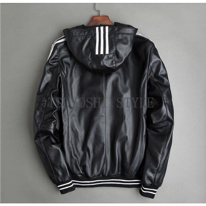 代引き手数料無料 革ジャン パーカー ライダースジャケット S 2xlあり フード付き 革ジャ パーカー ライダースジャケット S 2xlあり フード付き レザージャケット 羊革コート メンズジャケット ジャケット Headshotsbar Com