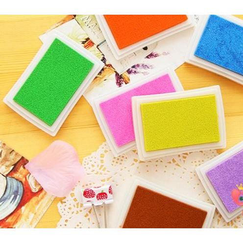 カラフル 油性クラフトスタンプ台 15色カラーセット インク