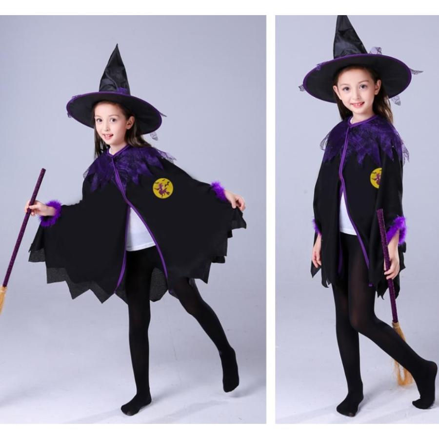 ハロウィン 衣装 仮装 子供用 ウィッチ 巫女 悪魔 魔女 キッズ ハロウィーン コスチューム コスプレ halloween パーティー イベント｜smile7｜03