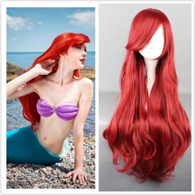 ちー　アリエル風　人魚　コスプレ　ウィッグ 2055-01.jpg