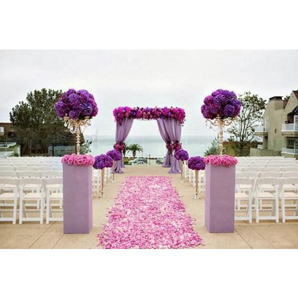 華やかな演出 フラワーシャワー バラの花びら 赤 ピンク 白 3色 900枚