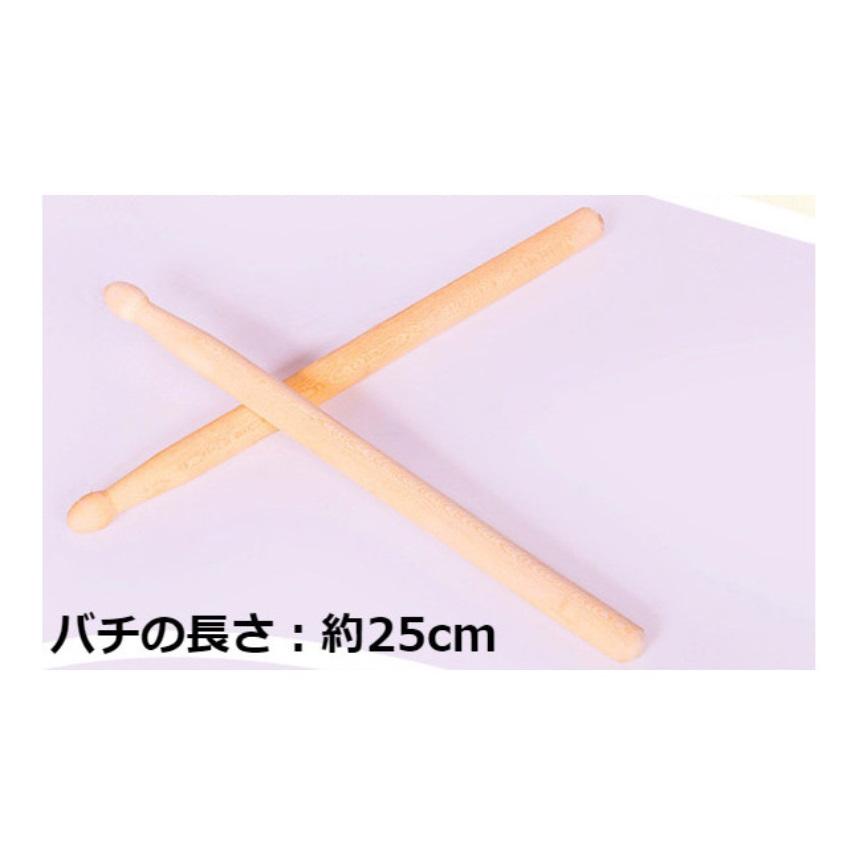太鼓 おもちゃ 小太鼓 バチ2本 ショルダーベルト付 子供 キッズ