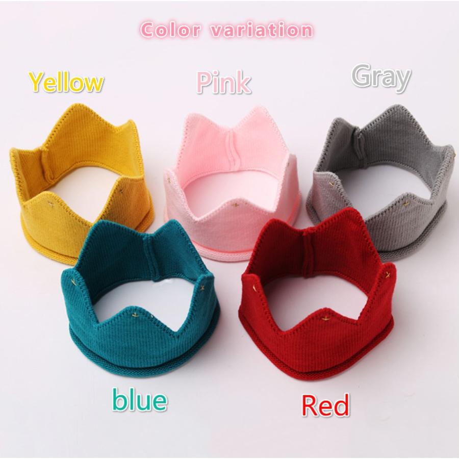 ベビークラウン 選べる５色 ベビー ニット 王冠 ハット ヘアバンド 帽子 クラウン0 3歳頃 記念 撮影 誕生日 バースデー 結婚式に お宮参り 退院 結婚式 赤ちゃん Sdj15 スマイル静岡 通販 Yahoo ショッピング