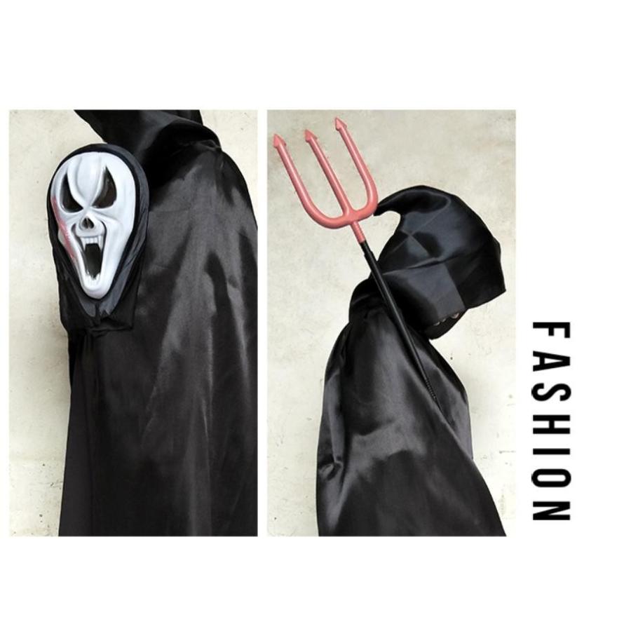 ハロウィン halloween コスプレ 衣装 子供 死神 ロング マント