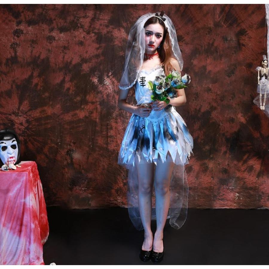 ゾンビ 花嫁 コスプレ 花嫁 ワンピース ゴースト ブライド ゾンビ ハロウィン コスプレ 仮装 衣装 Sdj15 スマイル静岡 通販 Yahoo ショッピング