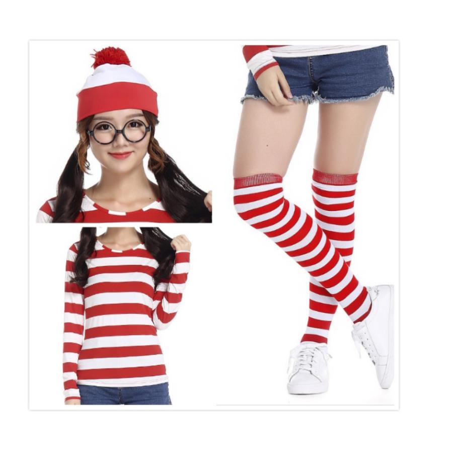 ハロウィン コスプレ ウォーリー ボーダー Tシャツ 衣装