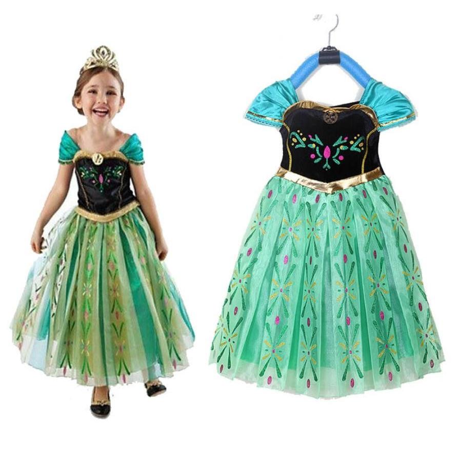 スーパーsale セール期間限定 お姫様 アナ 風 エルサ 風 ドレス プリンセスドレス 子供ドレス 雪の女王風 雪風 ドレス フローズン 子供用 ワンピース コスプレ 日本最大級の品揃え