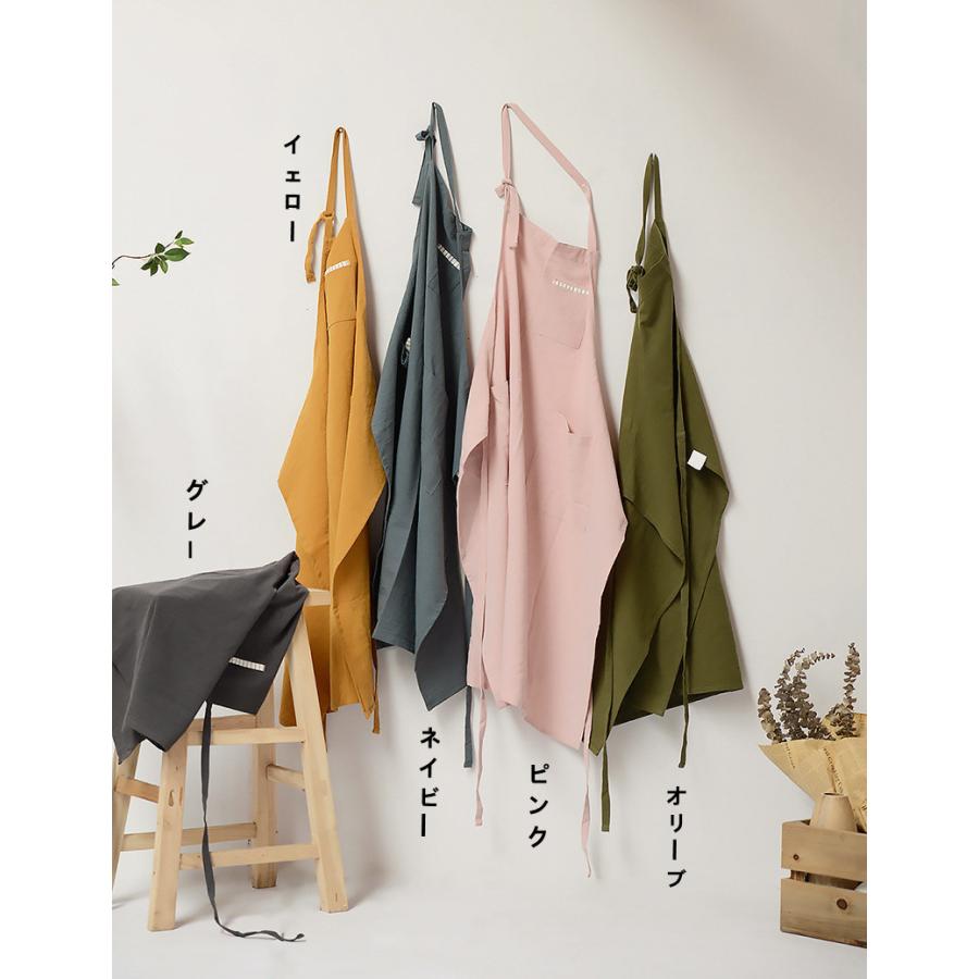 リネンエプロン リネン レディース メンズ シンプル ナチュラル 北欧