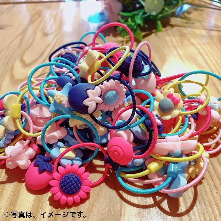 【オーダー受付】リネン ヘアアクセサリー ヘアゴム キッズ 子供 オーダー受付】リネン ヘアアクセサリー ヘアゴム キッズ 子供