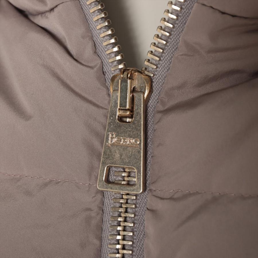 HERNO ヘルノ ポリエステル×ナイロン ダウンジャケット 40 ベージュ PRODUZ LAVJPI_2