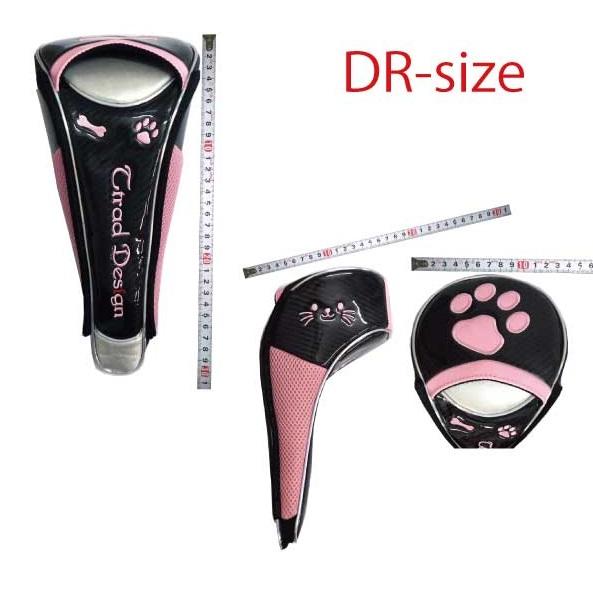 福袋 ゴルフヘッドカバー4点セット スマイルエージェント肉球刺繍入