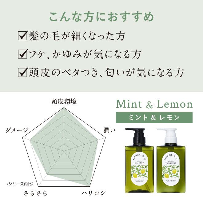 凜恋（rinRen） リンレン シャンプー ミント レモン 医薬部外品 薬用
